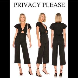 PRIVACY PLEASE Surrey Jumpsuit In Black size S